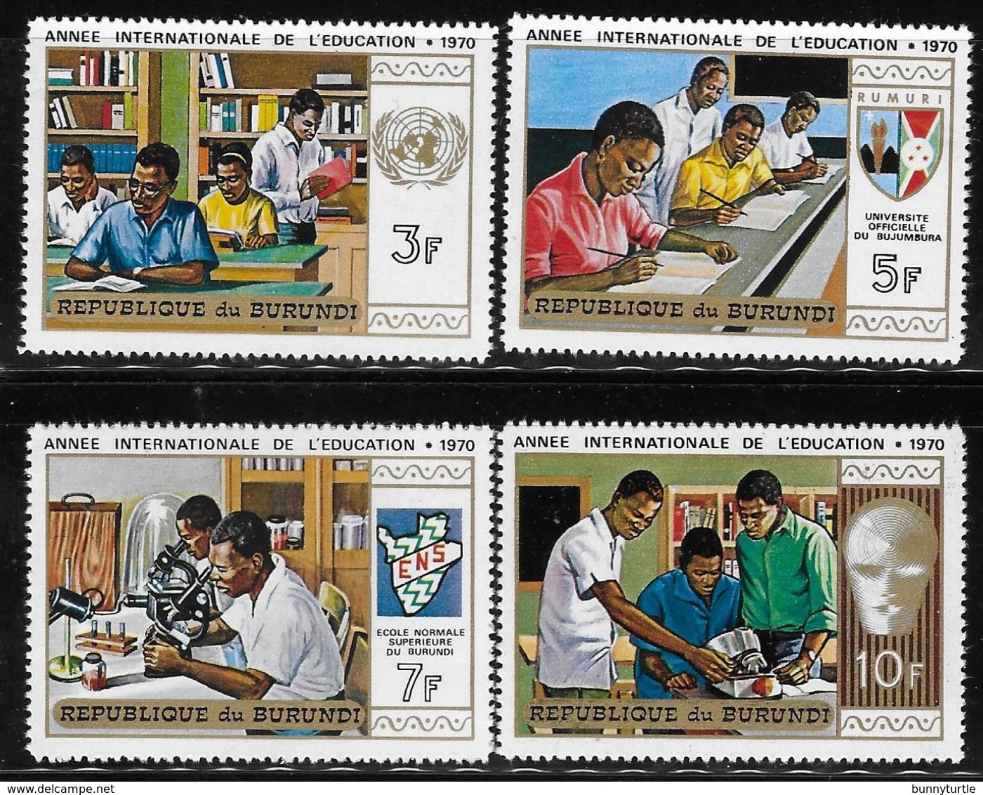 Burundi 1970 International Education Year MNH - Nuevos