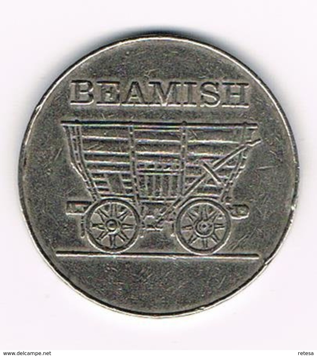 // TOKEN BEAMISH  NORTH OF ENGLAND OPEN AIR MUSEUM - Elongated Coins