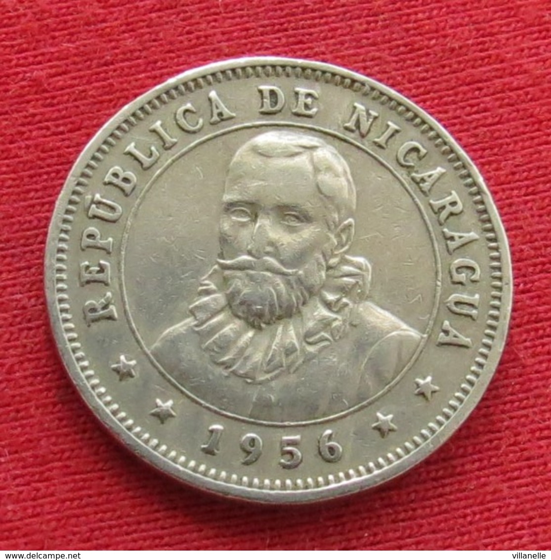 Nicaragua 25 Centavos 1956 KM# 18.1 *V2 - Nicaragua