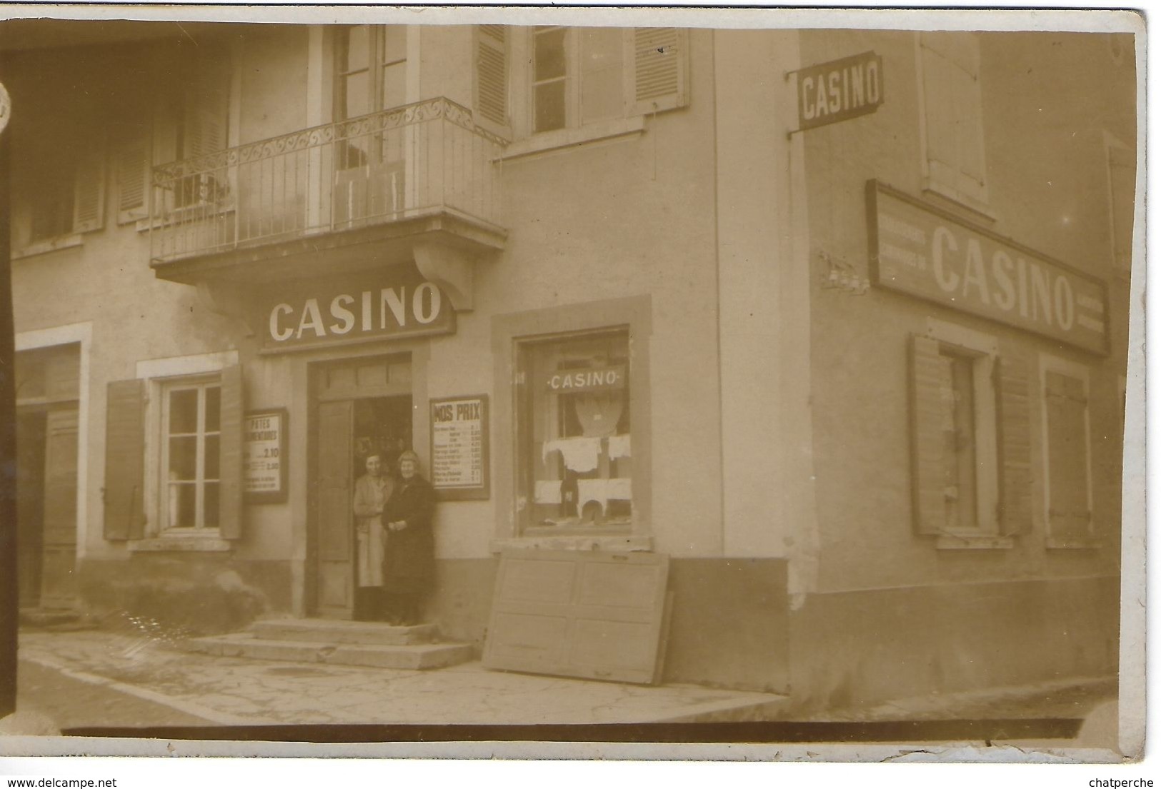 CARTE PHOTO COMMERCE CASINO  A JONAGE 69 RHONE - Photographs