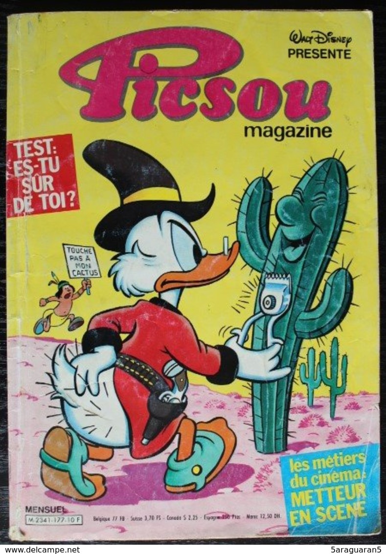 BD PICSOU MAGAZINE - N° 177 - 11/1986 - Picsou Magazine