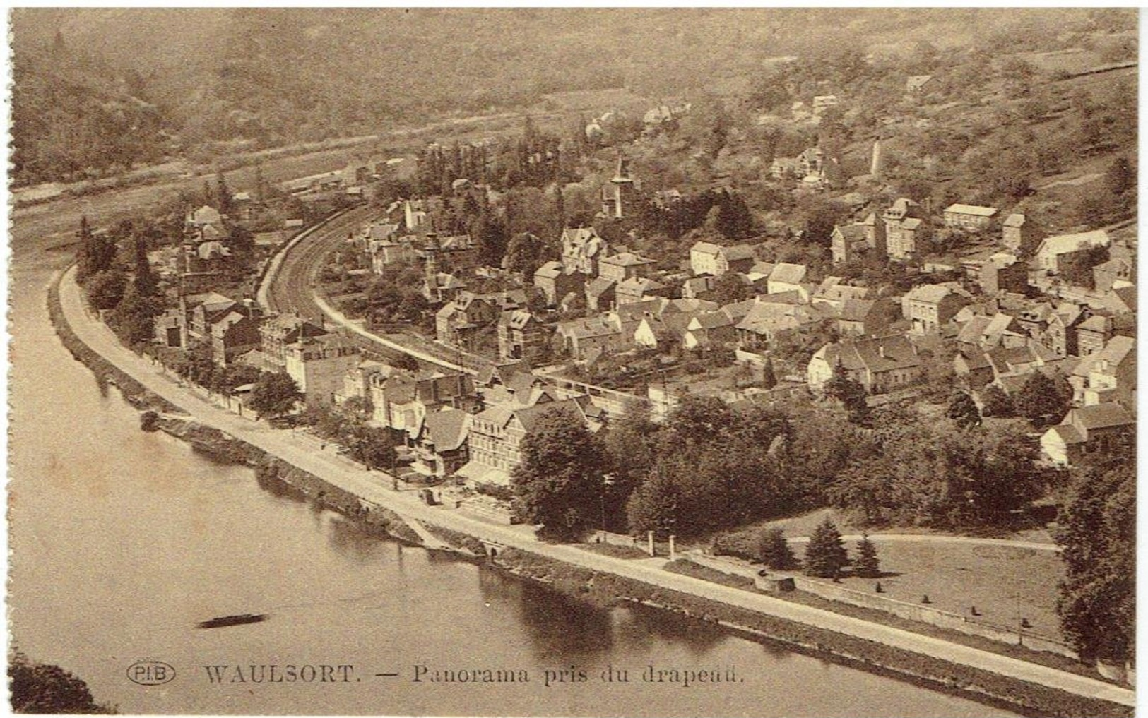 WAULSORT - Hastière - P.I.B. Panorama Pris Du Drapeau - Edit. Migeotte- Pirot - Hastière