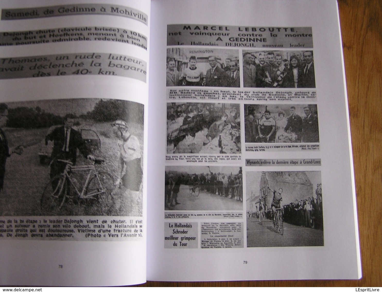 LES 60 EDITIONS DU TOUR CYCLISTE DE LA PROVINCE DE NAMUR Régionalisme Course Sport Cyclisme Vélo Belgique Coureur