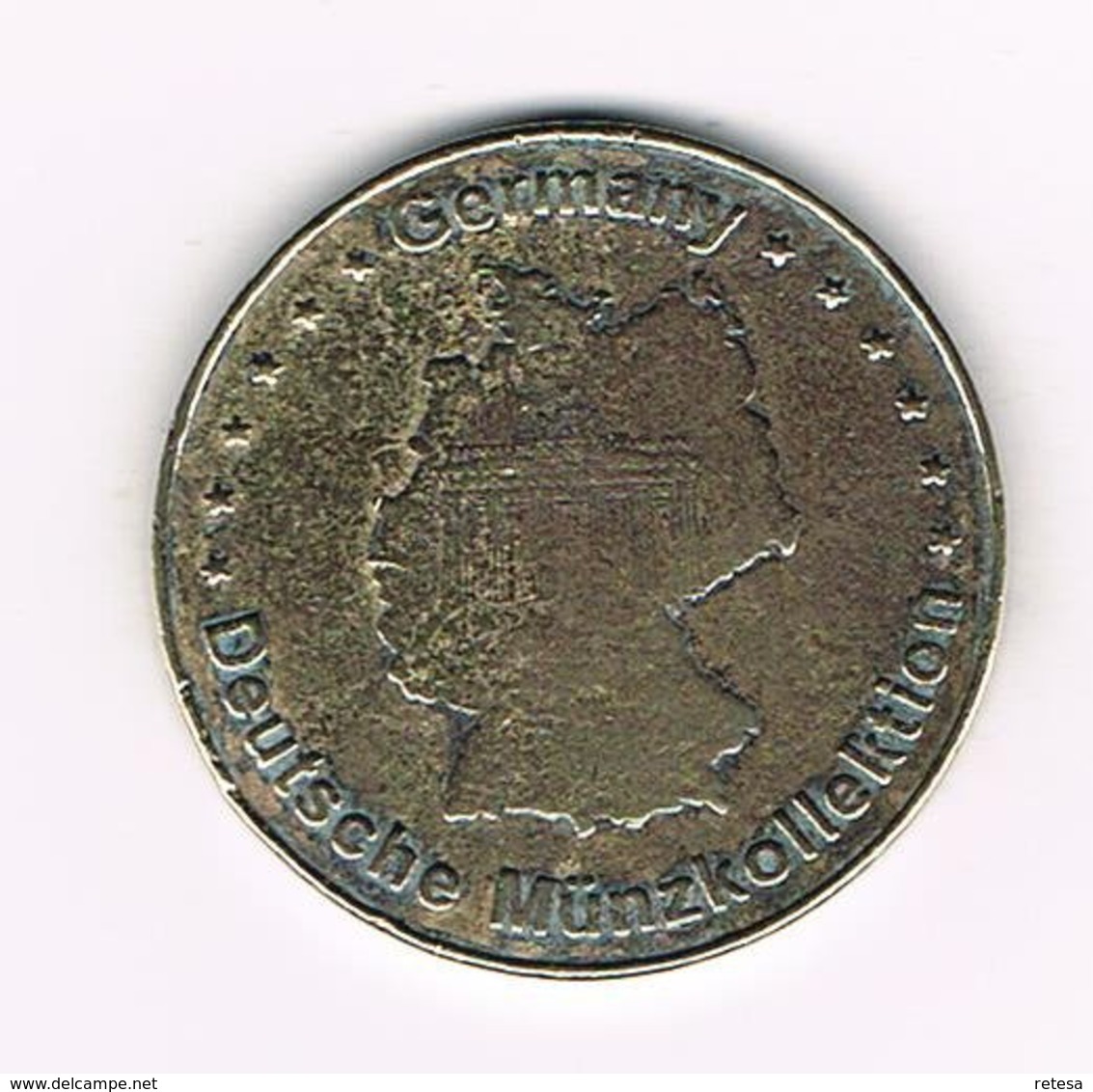 // TOKEN DEUTSCHE MÜNZKOLLEKTION KOBLENZ FESTUNG EHRENBREITSTEIN - Souvenir-Medaille (elongated Coins)