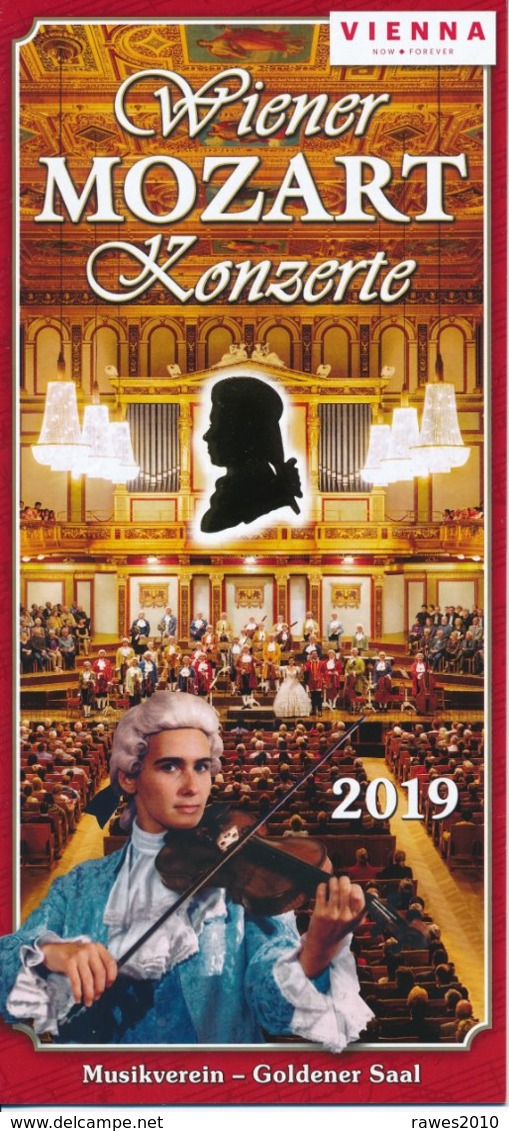 Österreich Wien Wiener Mozart - Konzerte 2019 12 Seiten - Plakate & Poster