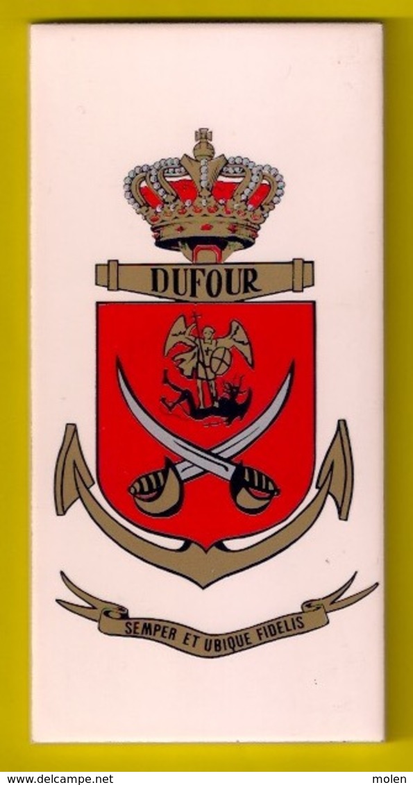 CREST M903 DUFOUR MSO MARINE Zeemacht Force Navale SCHILD WAPEN BLASON BLAZOEN BOUCLIER Bateau Schip Navy Militaire Z206 - Guerre