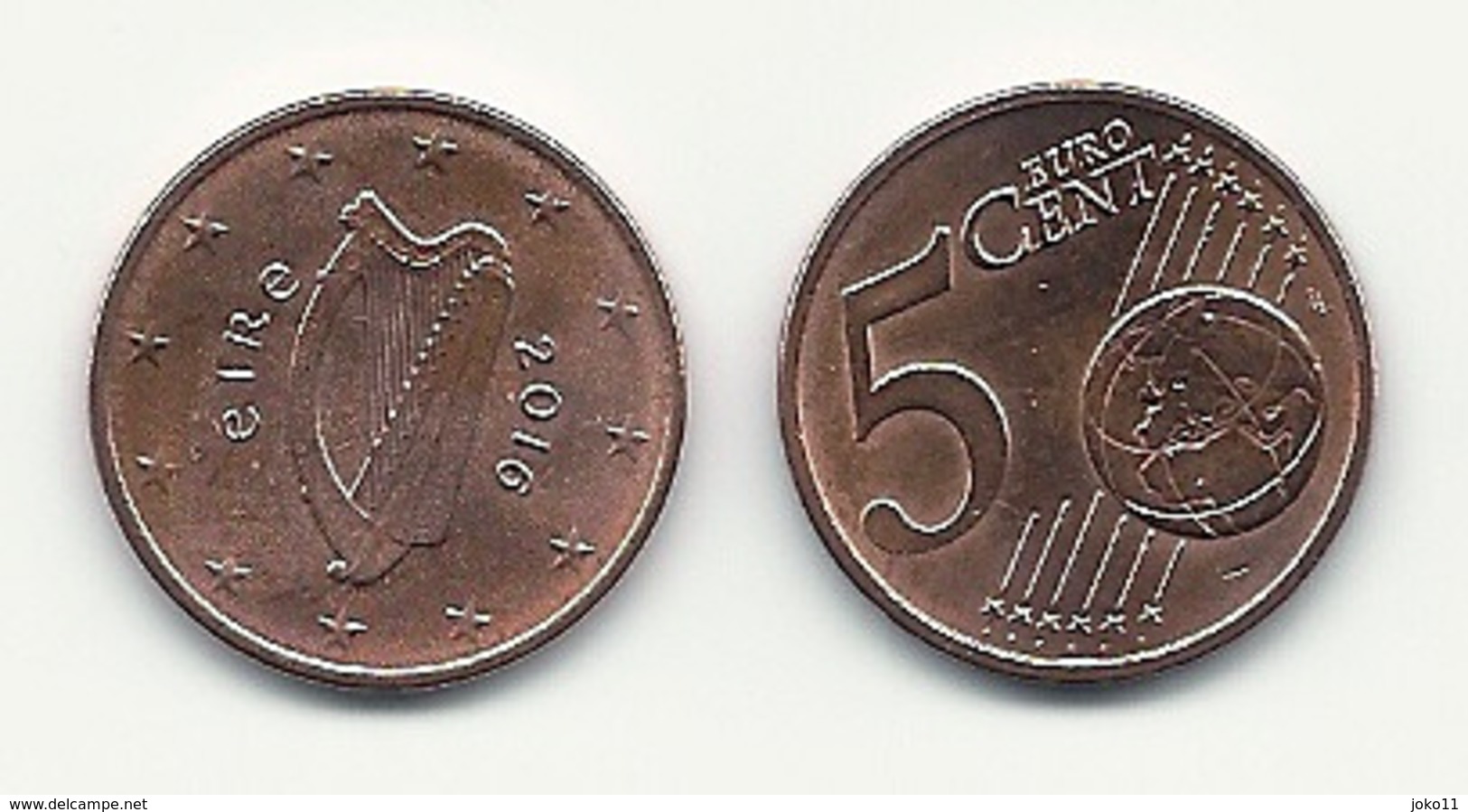 Irland, 5 Cent, 2016,  Vz, Sehr Gut Erhaltene Umlaufmünzen - Ireland