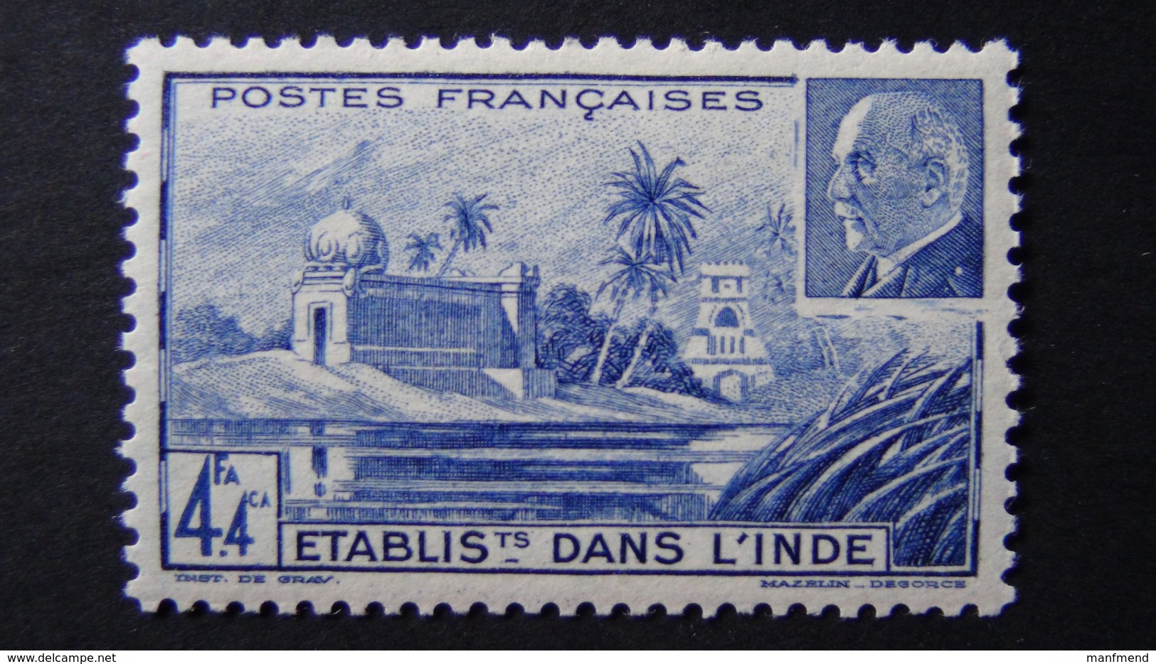 French India - 1941 - Yt:FR-IN 127, Mi:FR-IN 127**MNH - Look Scan - Ungebraucht