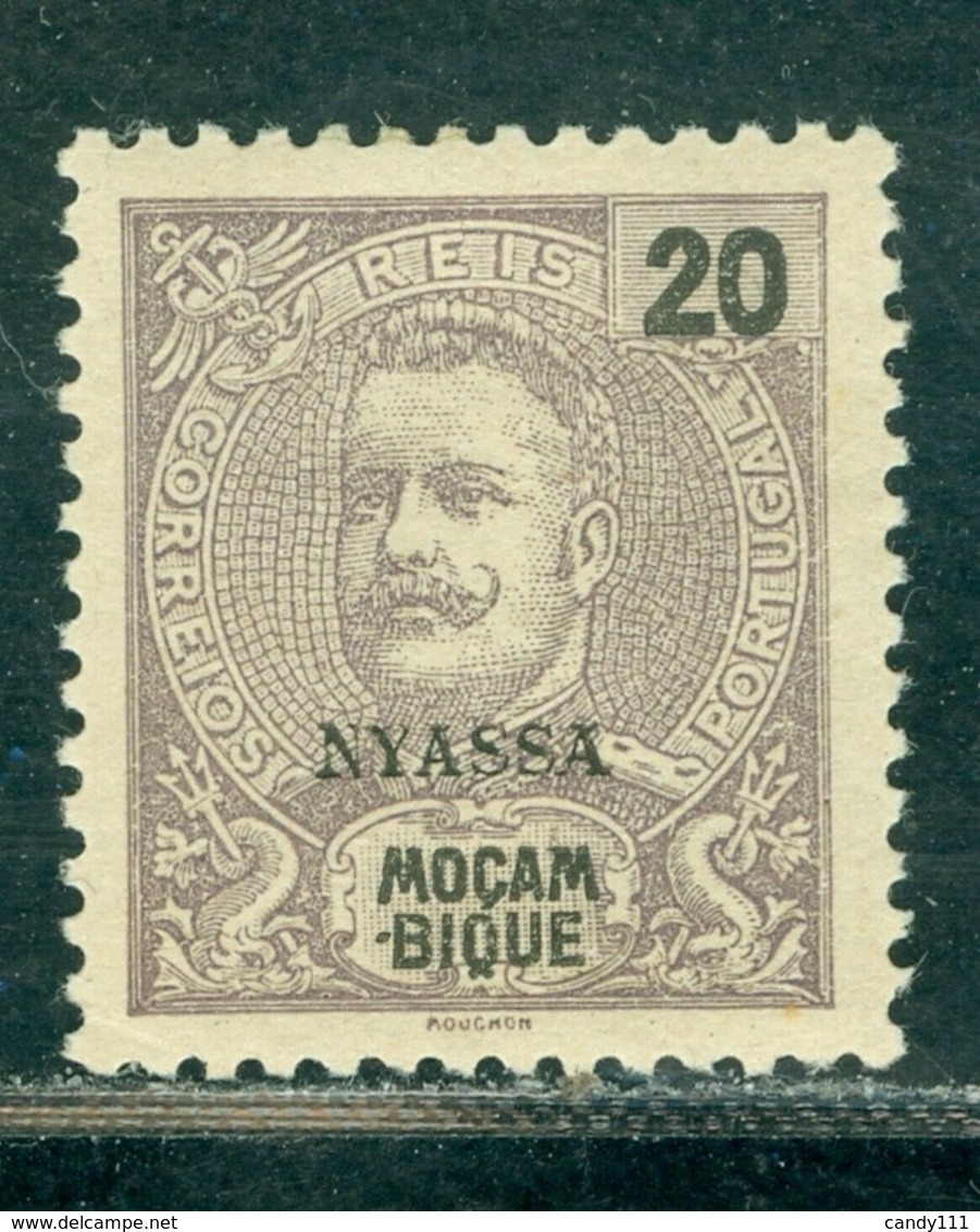 1898 King Carlos I,NYASSA/Mozambique,Mi.18 - 20 R,MLH - Nyassa