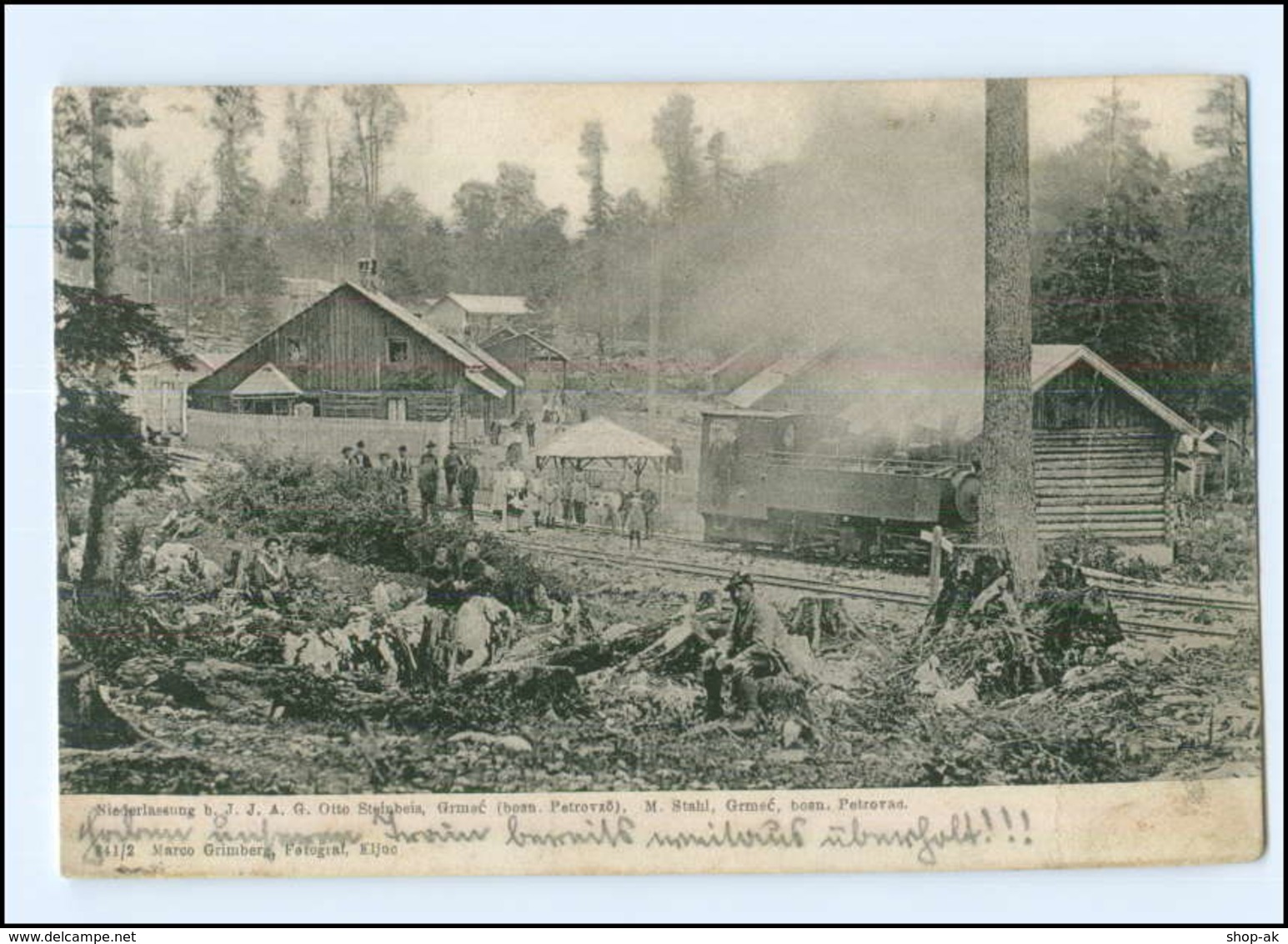 U8327/ Grmeč Bosnien AK Niederlassung J.J.A.G. Otto Steinbeis, Bosanski Petrovac - Bosnië En Herzegovina