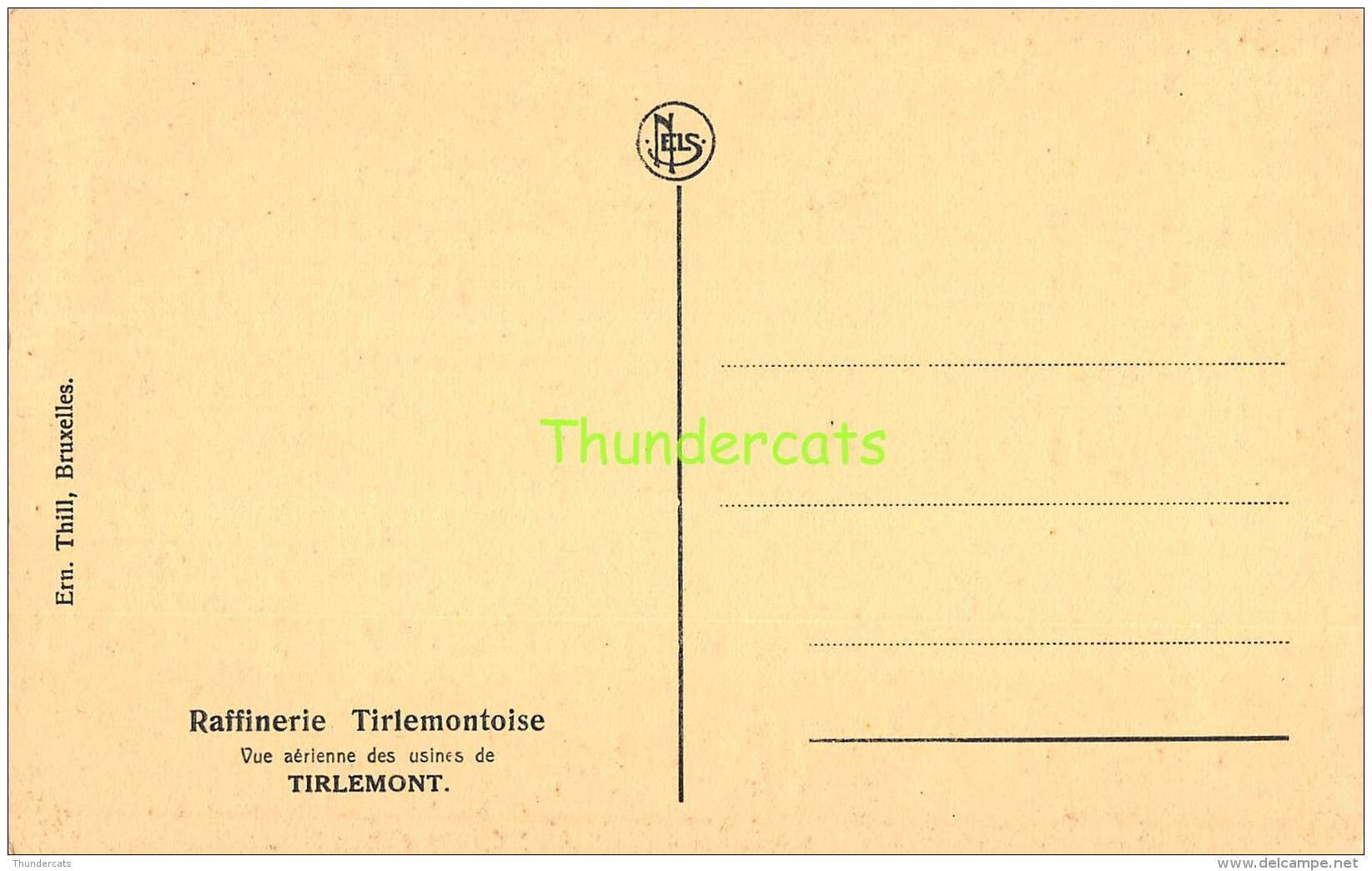 CPA TIENEN TIRLEMONT RAFFINERIE TIRLEMONTOISE VUE AERIENNE DES USINES DE TIRLEMONT - Tienen