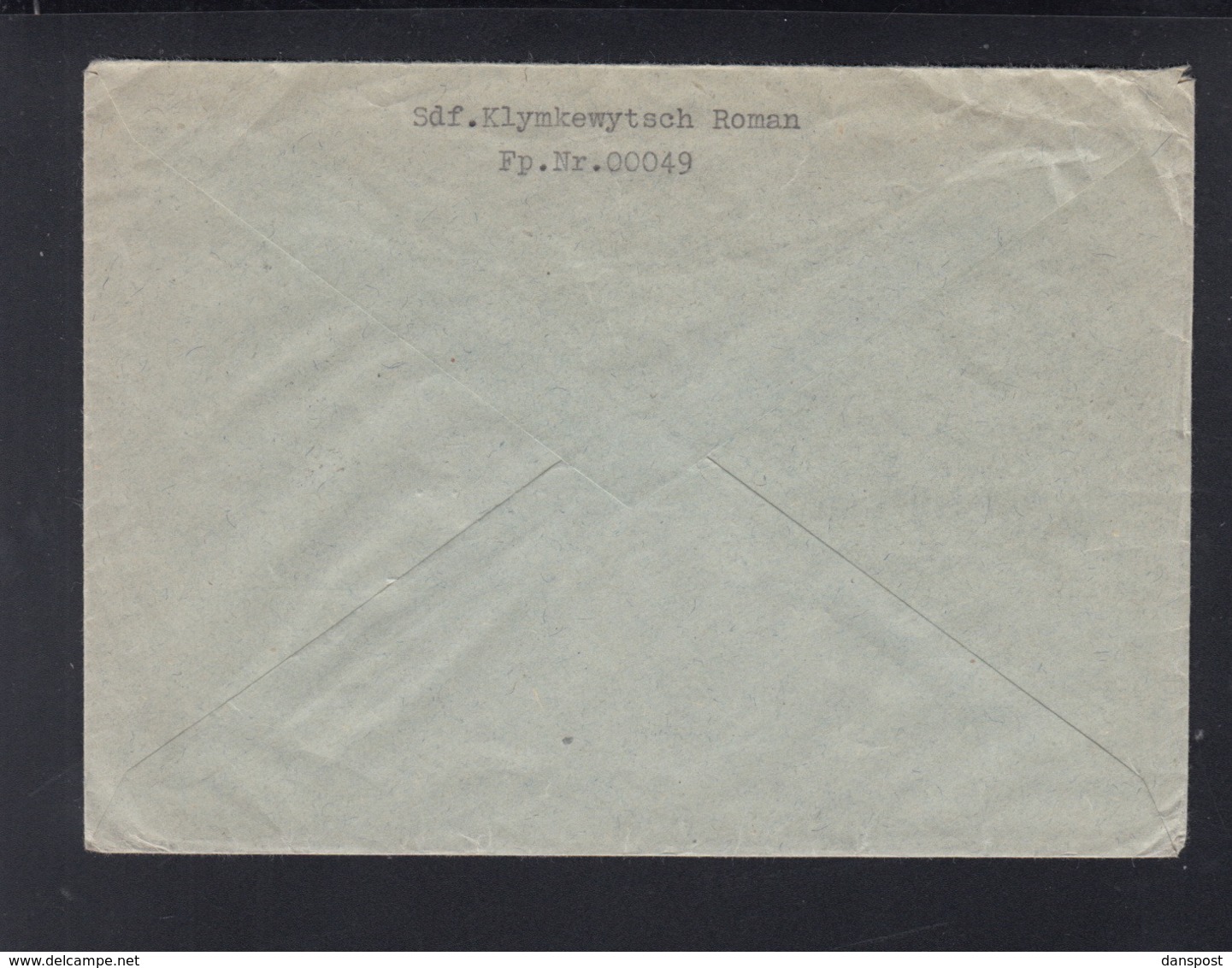 Dt. Reich Feldpostbrief 1942 FP 00049 Tscheche Nach Prag - Cartas & Documentos