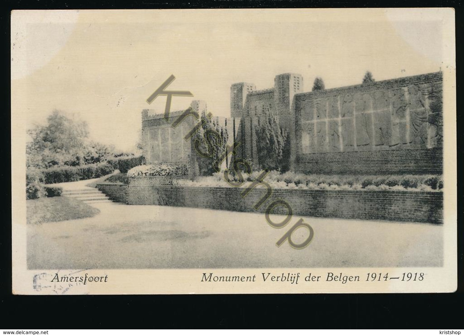 Amersfoort - Monument Verblijf Der Belgen 1914-1918 [AA31 6.189 - Sonstige & Ohne Zuordnung