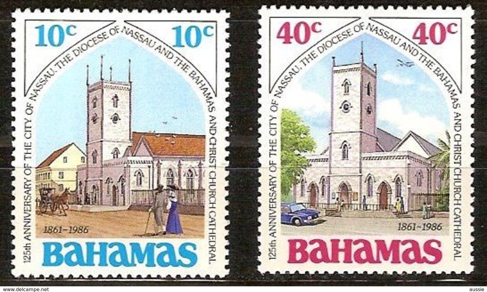 Bahamas Bahama's 1986 Yvertn° 617-618 *** MNH Cote 1,75 Euro - Bahamas (1973-...)