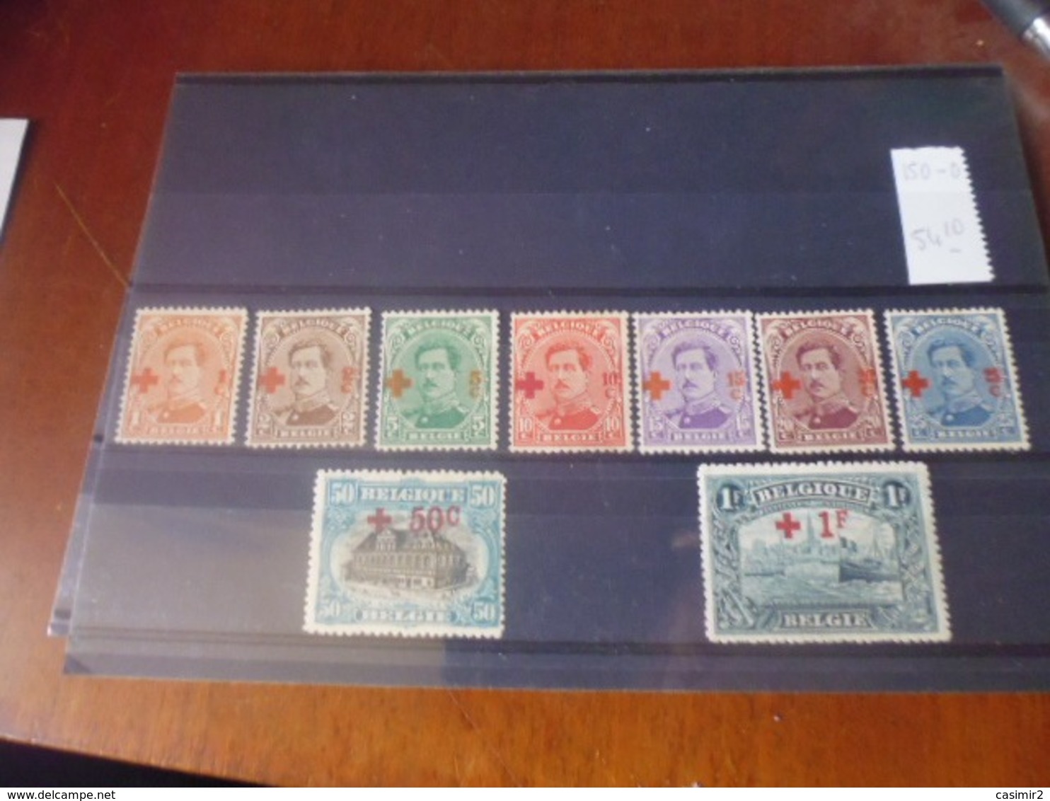 BELGIQUE YVERT N° 150--160* - Unused Stamps