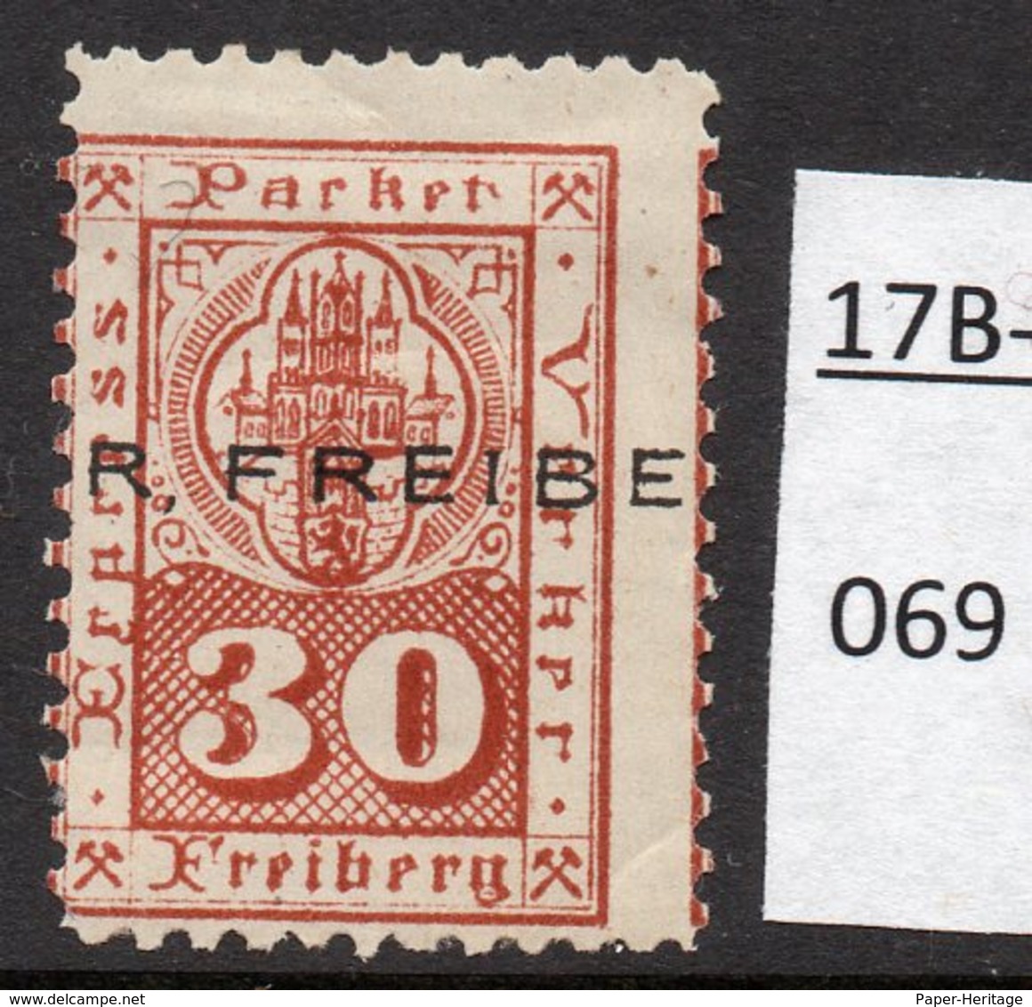 Germany Deutschland Privatpost Local Post Stadtpost :  Freiburg Mi. 17 Mint – See Text. - Private & Local Mails