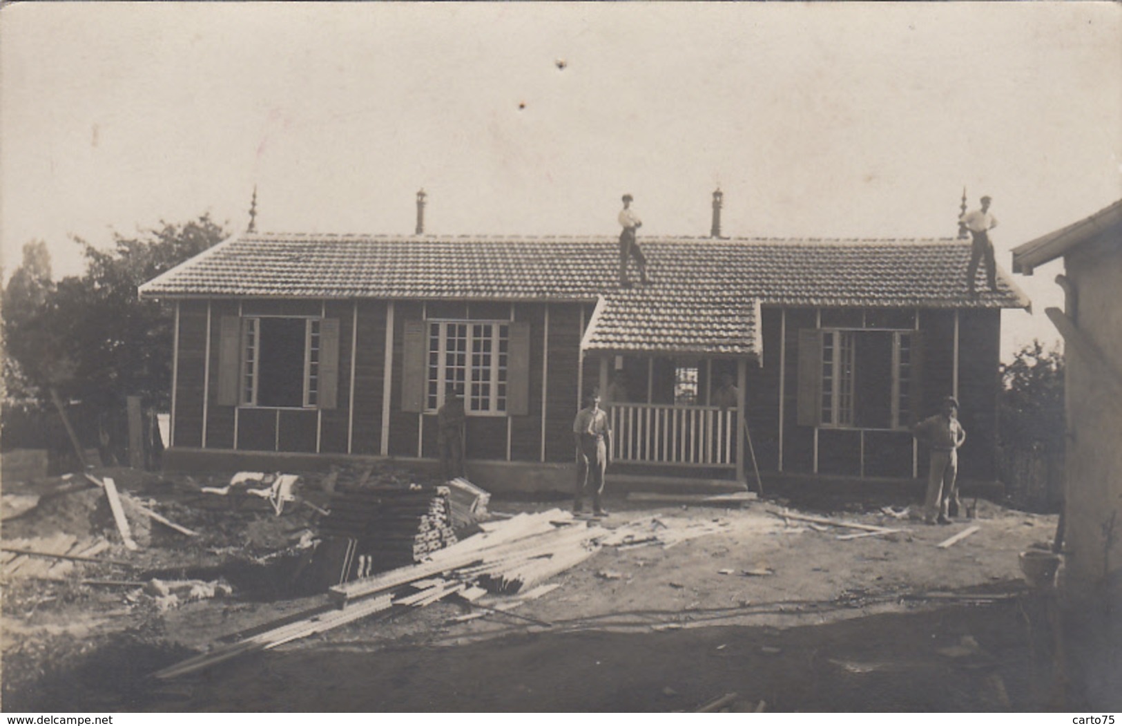 Photographie - Carte-photo - Construction Maison Logement - Lieu à Situer - Fotografie