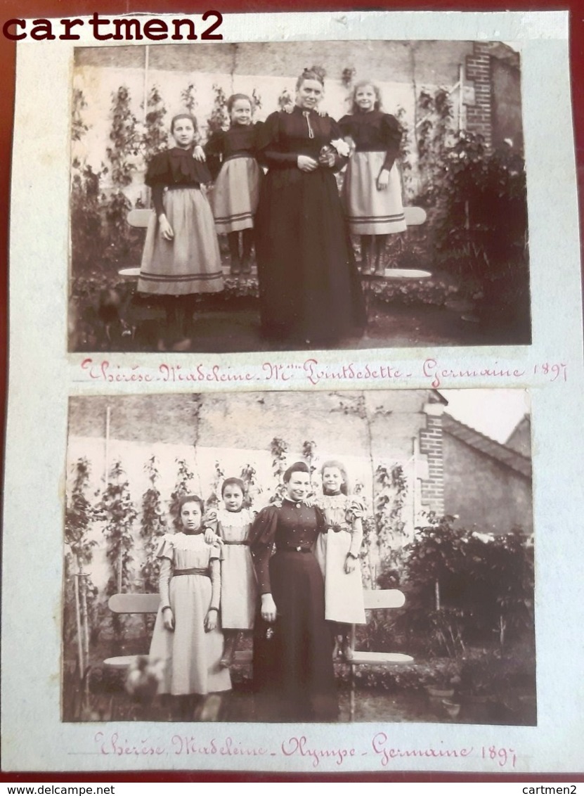 PHOTOGRAPHIE CHATEAUDUN 1897 SORTIE DE LA MESSE A L'EGLISE SAINT-VALERIEN FAMILLE HUBERT POINTDEDETTE MILLON - Chateaudun