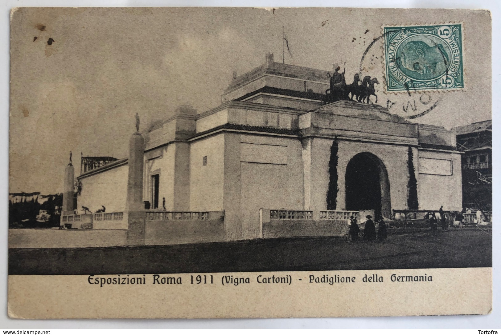 ESPOSIZIONI ROMA 1911  (VIGNA CARTONI) PADIGLIONE DELLA GERMANIA - Ausstellungen