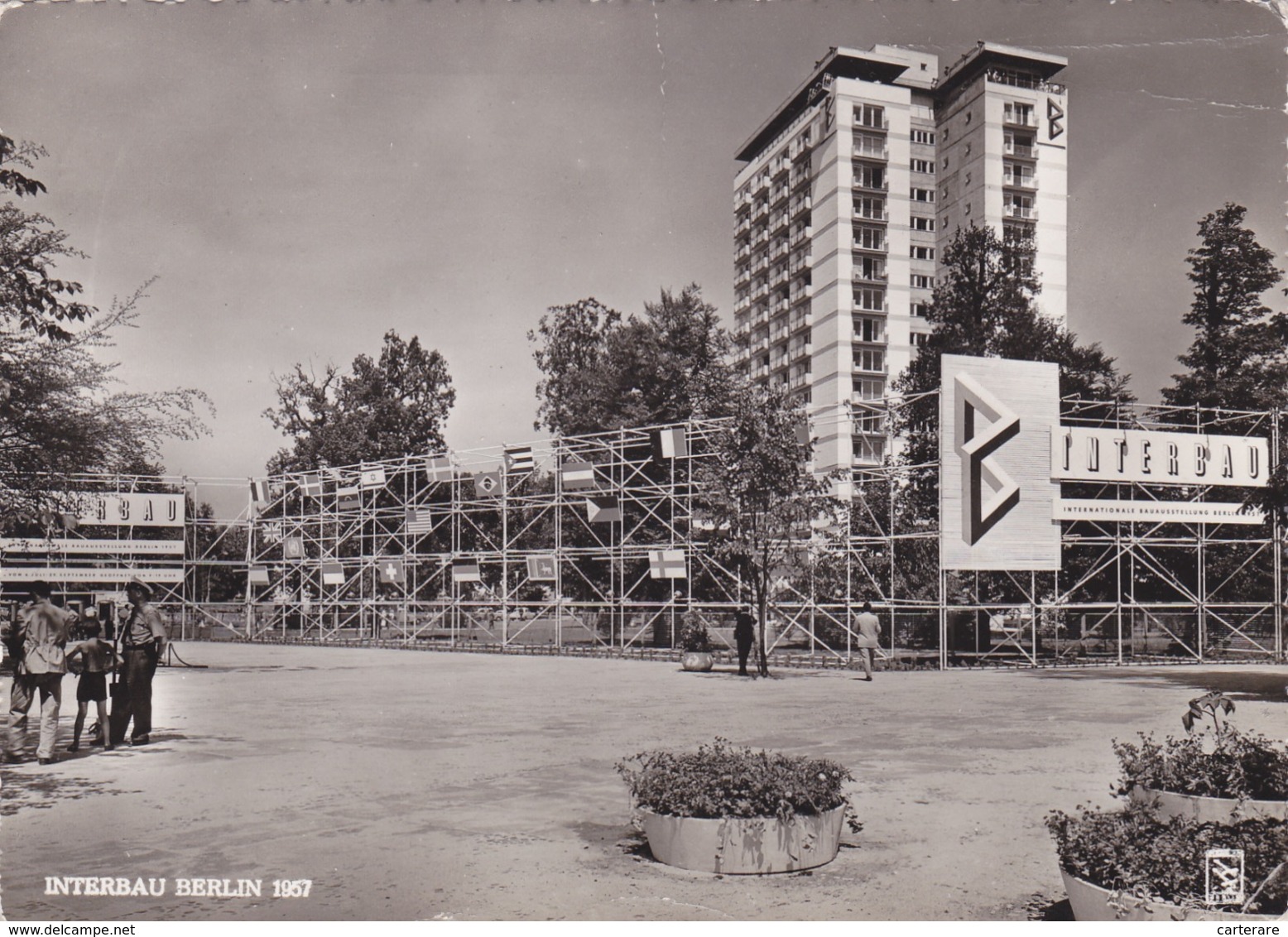 Deutschland,DEUTSCHES,ALLEMAGNE,BERLIN,1957,EXPOSITION INTERNATIONALE ARCHITECTURE,INTERBRAU - Other & Unclassified