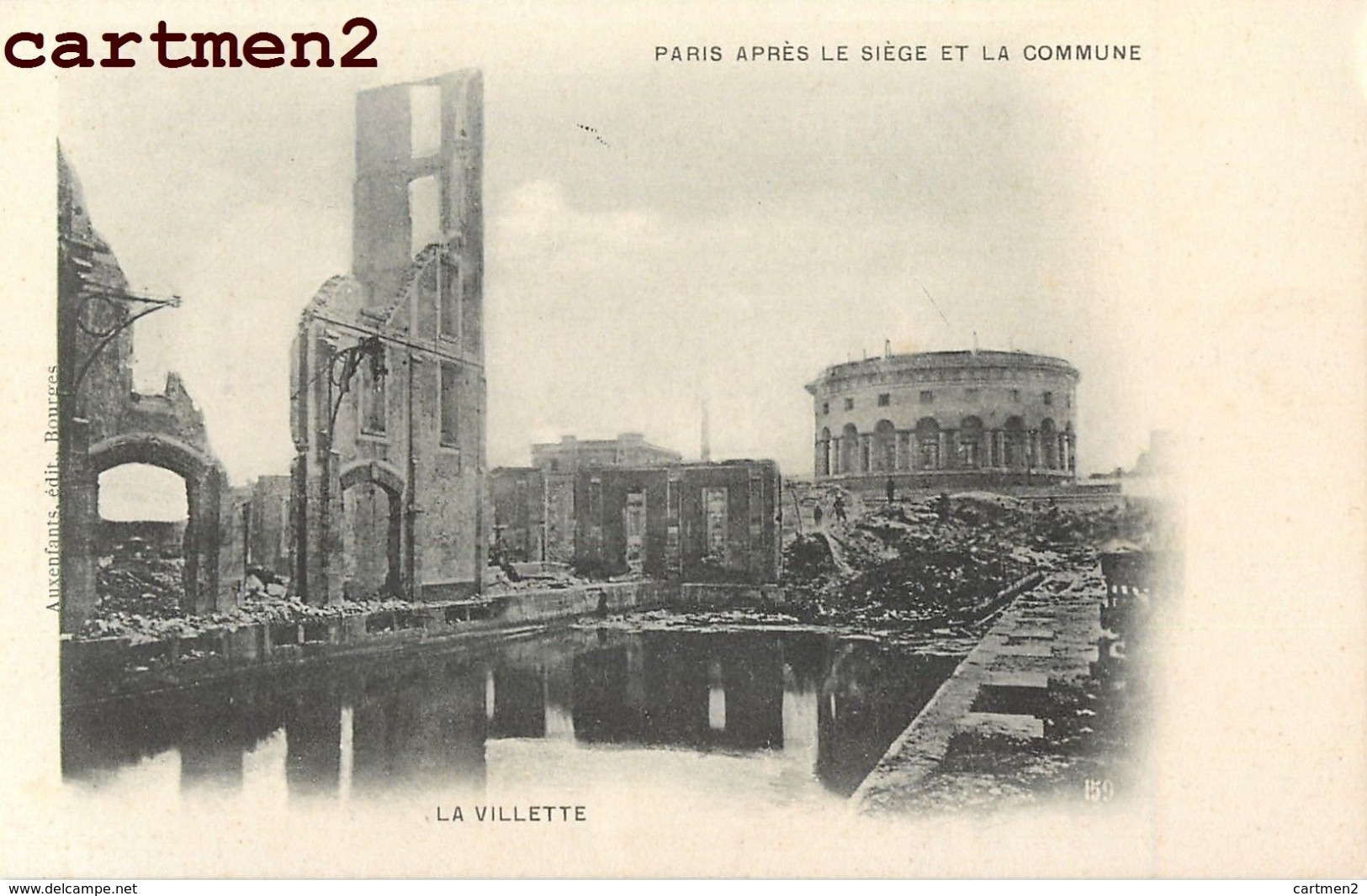 PARIS APRES LE SIEGE ET LA COMMUNE LA VILLETTE EVENEMENT MANIFESTATION HISTOIRE GUERRE FRANCO-PRUSSE - Distrito: 19