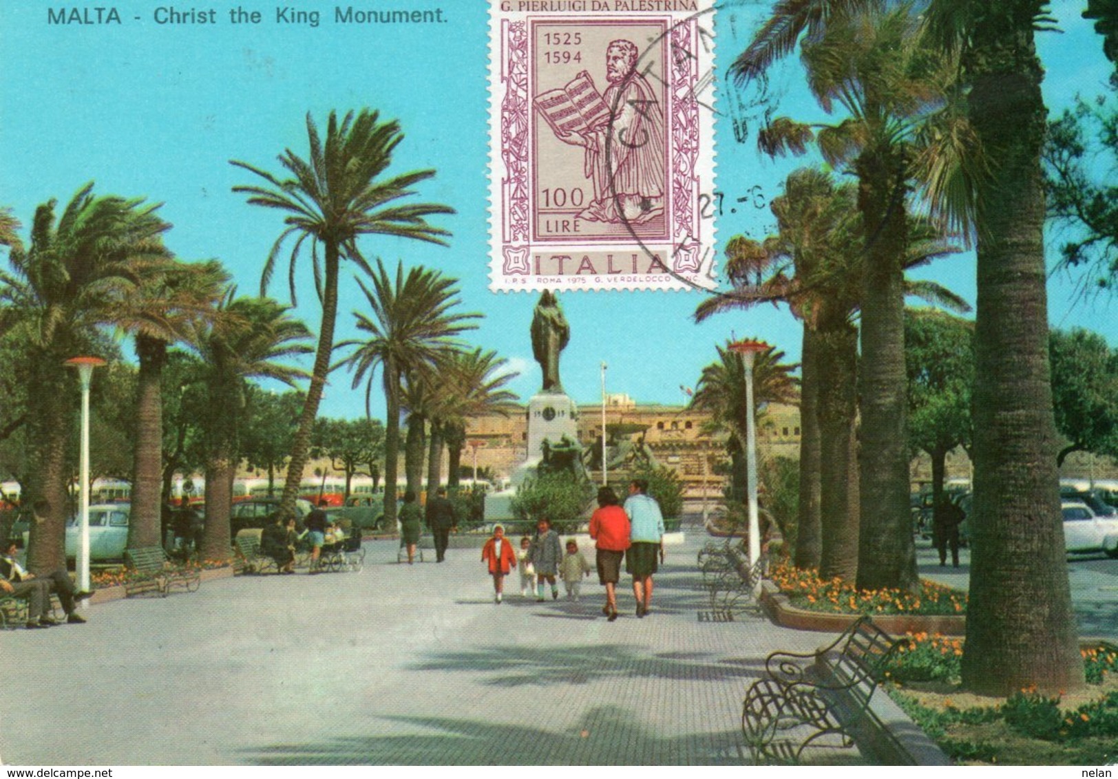 MALTA-CATANIA C. P. FILATELICO 1975-F.G. - Malta