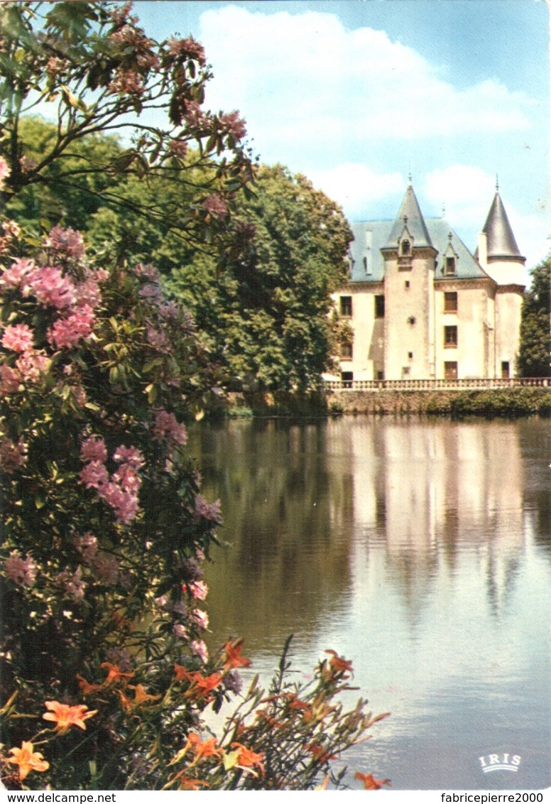 CPM 87 (Hte-Vienne) Nieul - Le Château TBE Flamme Oradour-sur-Glane, 2 Scans - Nieul