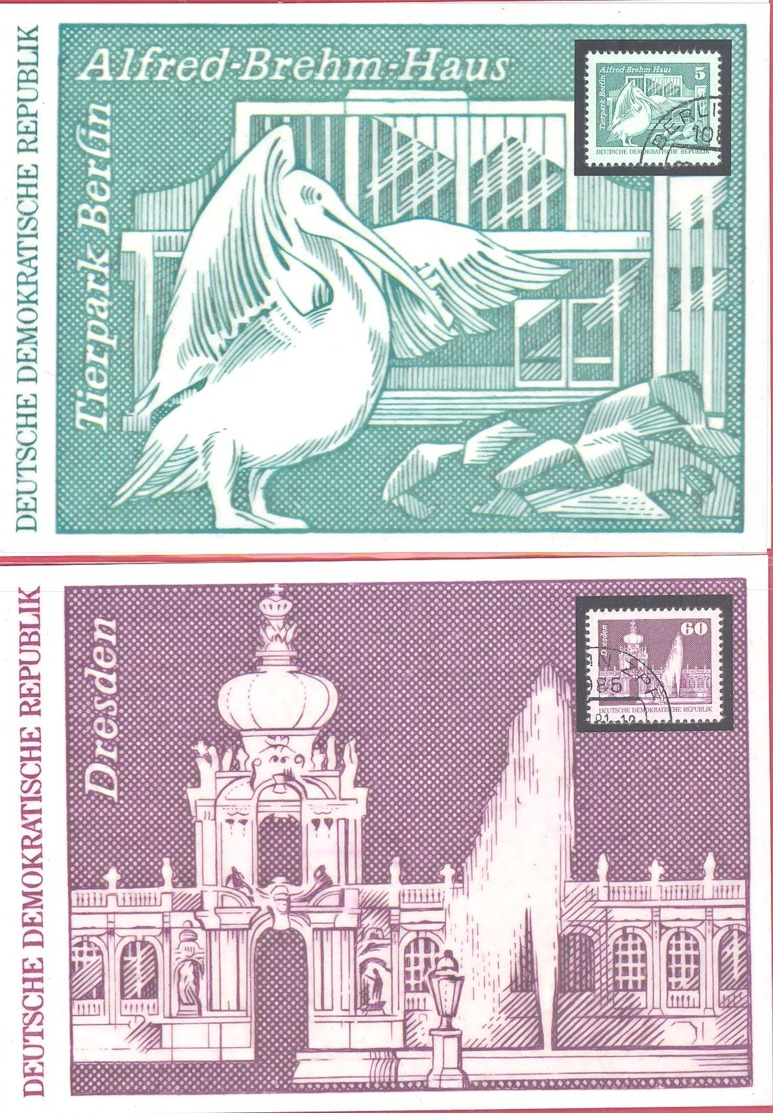 DDR  Michel # 1842 : 1967 **  Aufbau In Der DDR  Freimarkenserien  + Maximumkarten - Ungebraucht