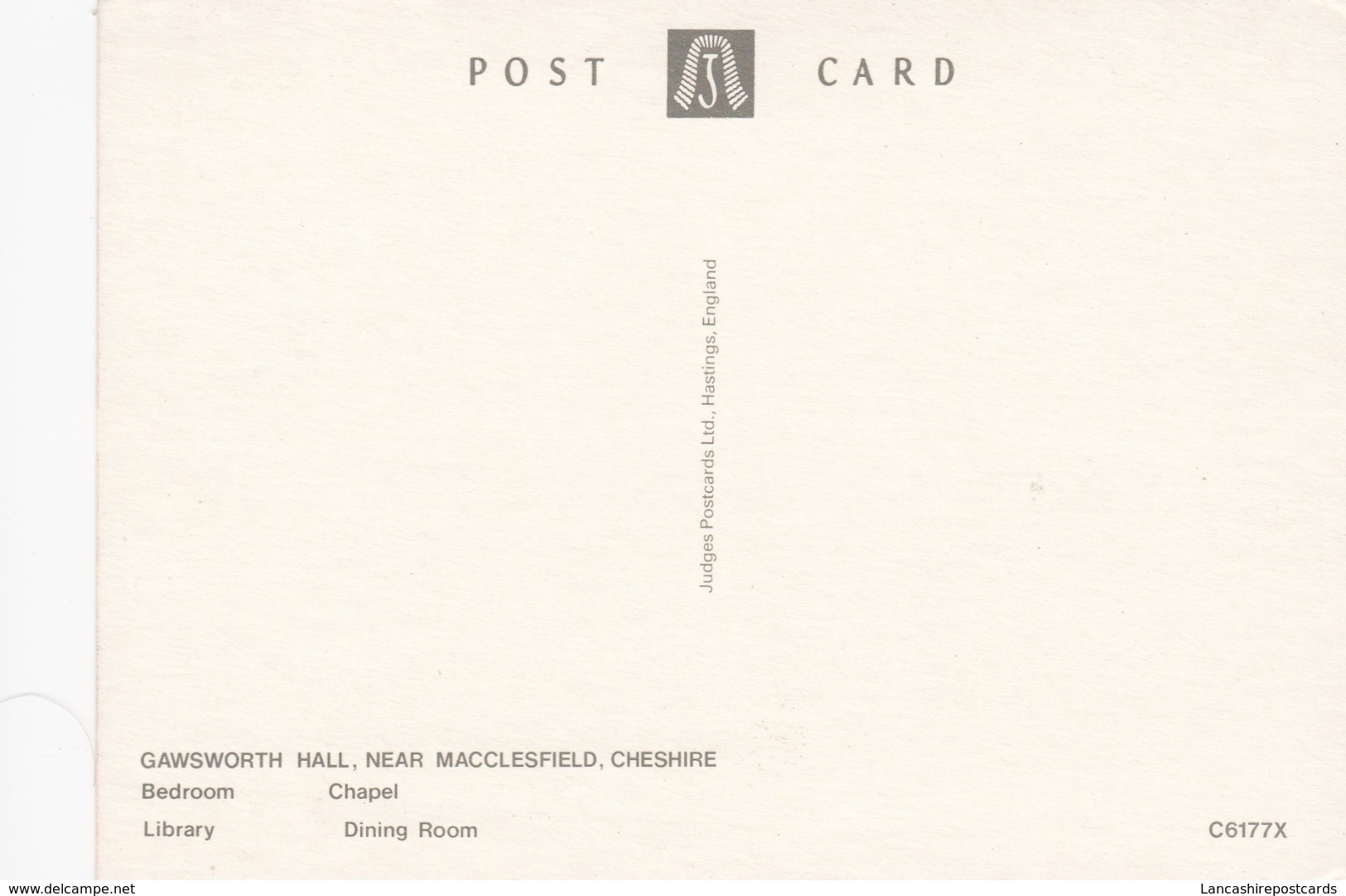 Postcard Gawsworth Hall Nr Macclesfield Cheshire My Ref  B23803 - Other & Unclassified