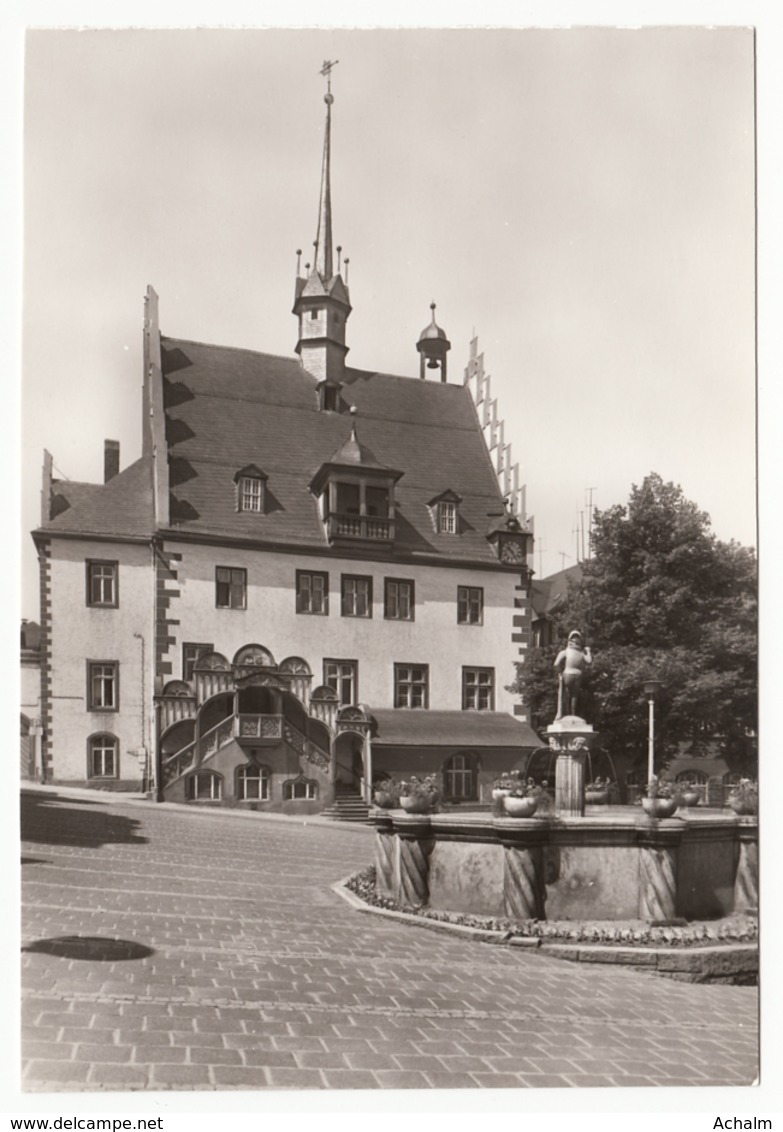 Pössneck - Rathaus Mit Freitreppe - Poessneck