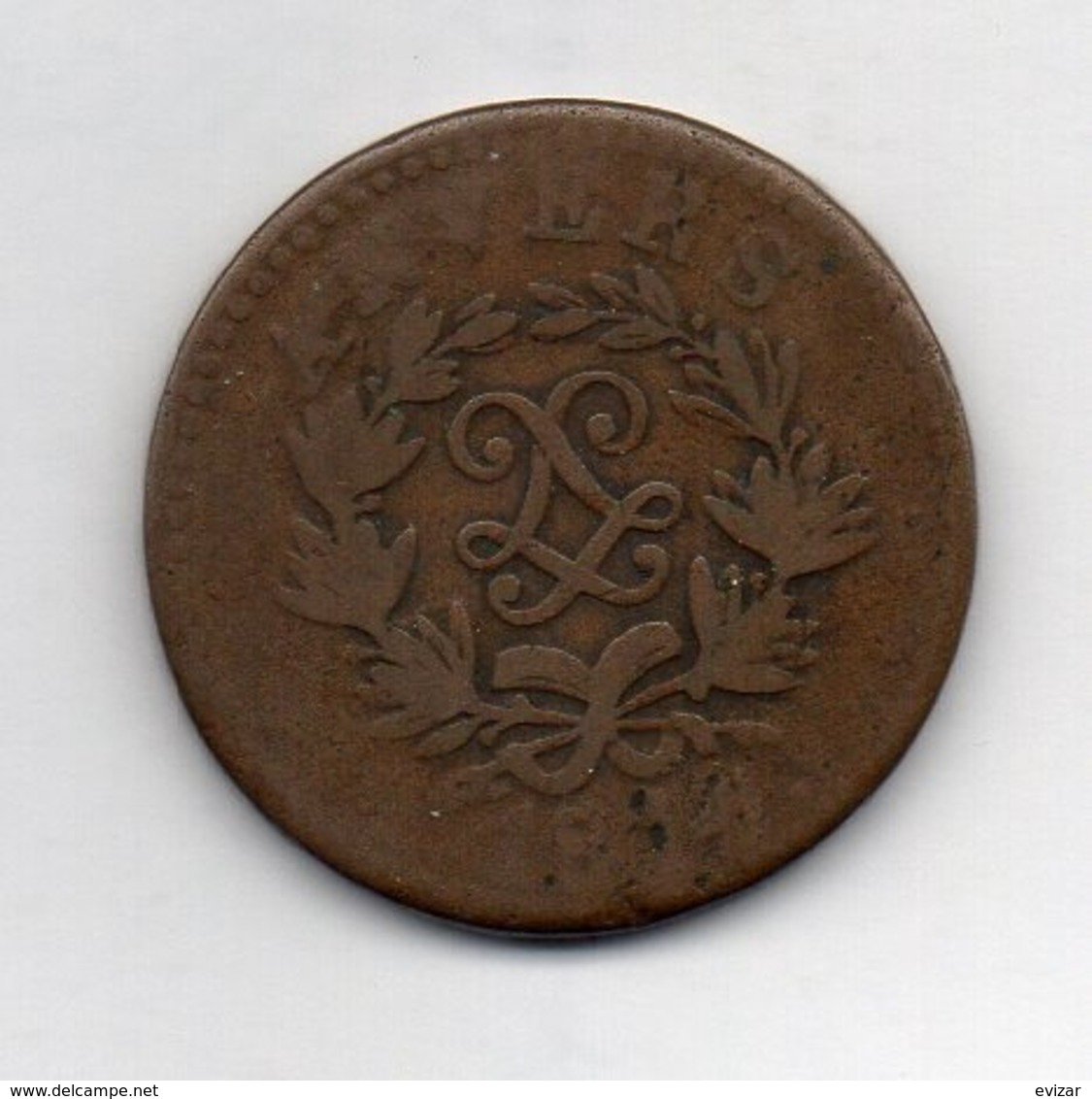 FRANCE, 5 Centimes, Anvers, 1814, Bronze, KM #4.1 - Altri & Non Classificati