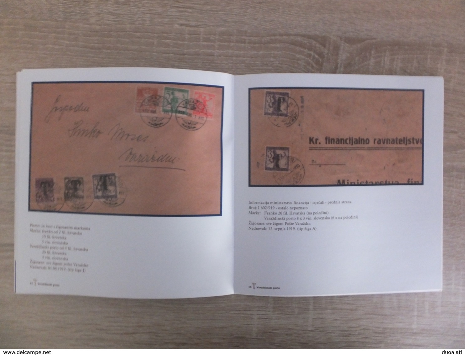 Croatia Varaždin Varaždinski Porto 70th Anniversary Of Varaždin Philatelic Society Brochure Author Nikola Janić - Otros & Sin Clasificación