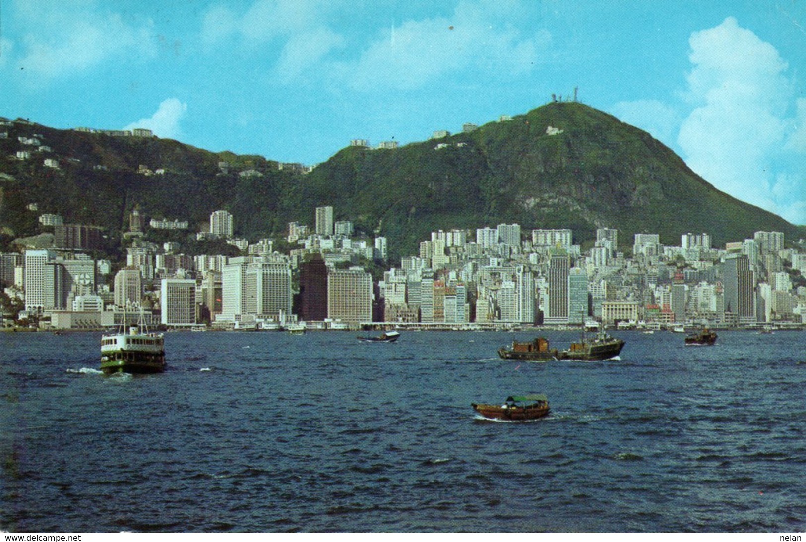 BIRDS EYE VIEW OF CENTRAL TRADE DISTRICT OF HONG KONG-F.G. - Cina (Hong Kong)