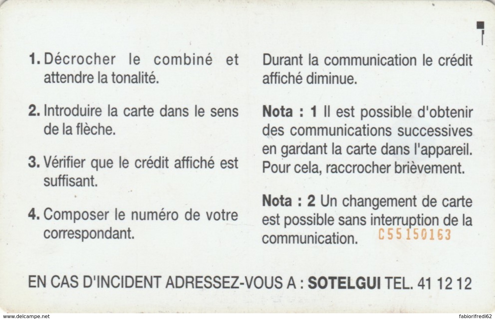 PHONE CARD-GUINEA (E48.12.6 - Guinée