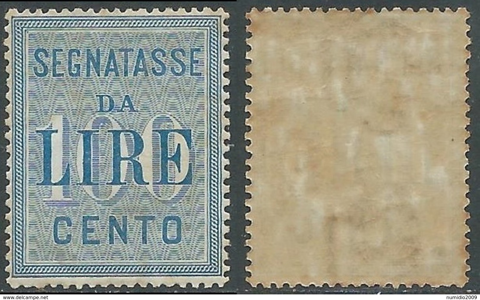 1903 REGNO SEGNATASSE 100 LIRE MNH ** - E165 - Portomarken