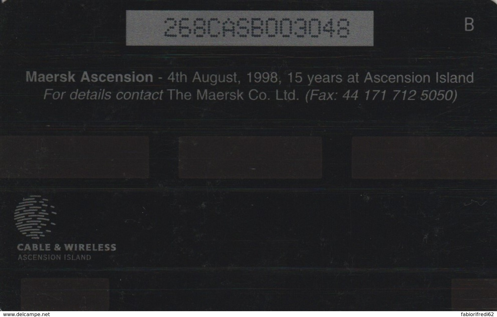 PHONE CARD-ASCENSION (E48.24.7 - Isole Ascensione