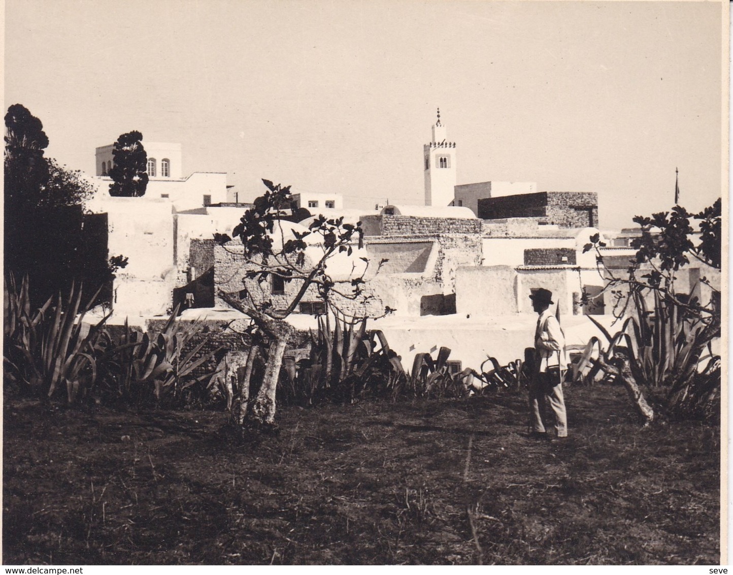 SIDI BOU SAID Tunisie Septembre 1926 Photo Amateur Format Environ 7,5 Cm X 5,5 Cm - Lieux