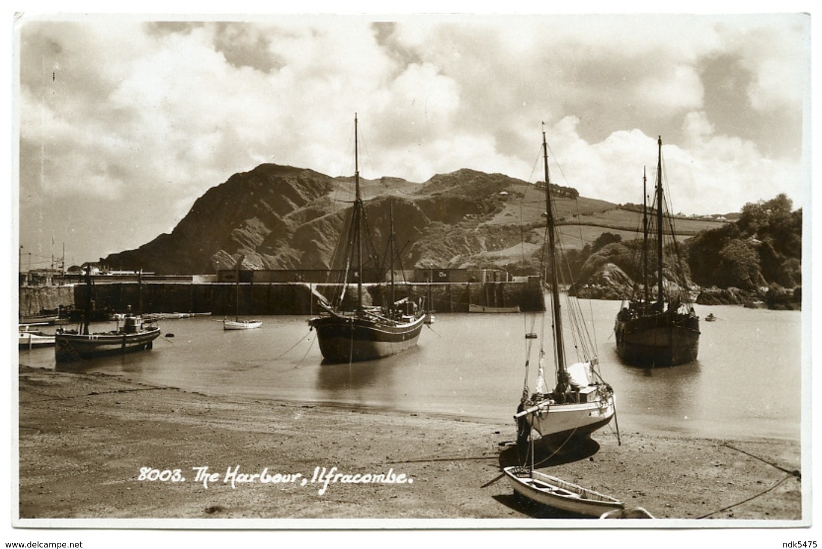 ILFRACOMBE : THE HARBOUR / CINEMA - DERBY DAY, ANNA NEAGLE / ADDRESS - CHISLEHURST, GREEN WAY (BUSHELL) - Ilfracombe