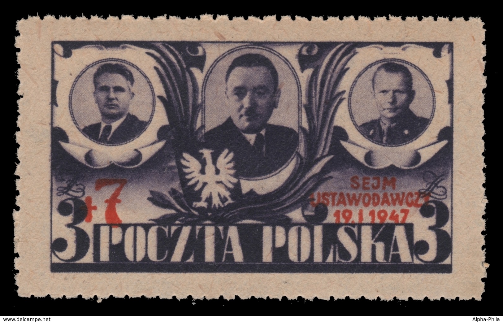 Polen 1947 - Mi-Nr. 451 ** - MNH - Parlament - Ungebraucht