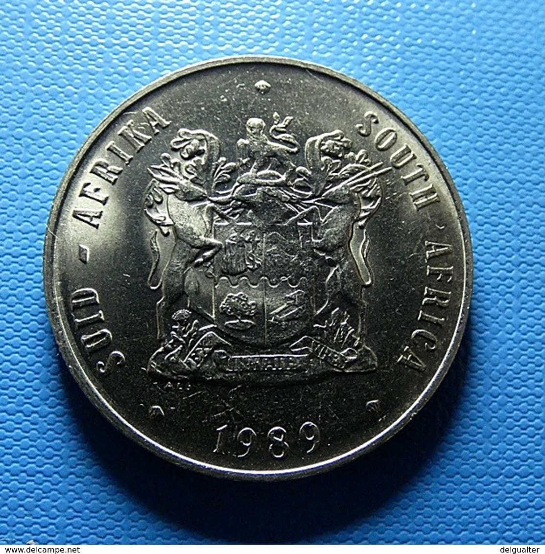 South Africa 1 Rand 1989 Medal Rotation A Little Oblique - Sudáfrica
