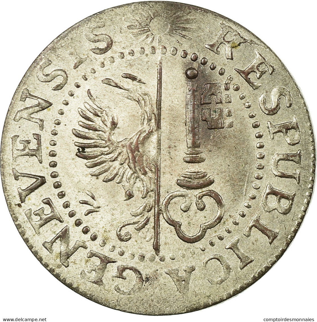 Monnaie, SWISS CANTONS, GENEVA, Sol, 1785, SUP, Billon, KM:87 - Autres & Non Classés