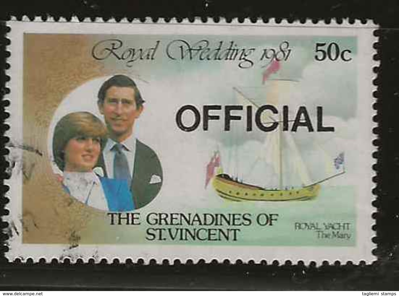 St Vincent Grenadines, 1982, O 1, Used - St.Vincent & Grenadines