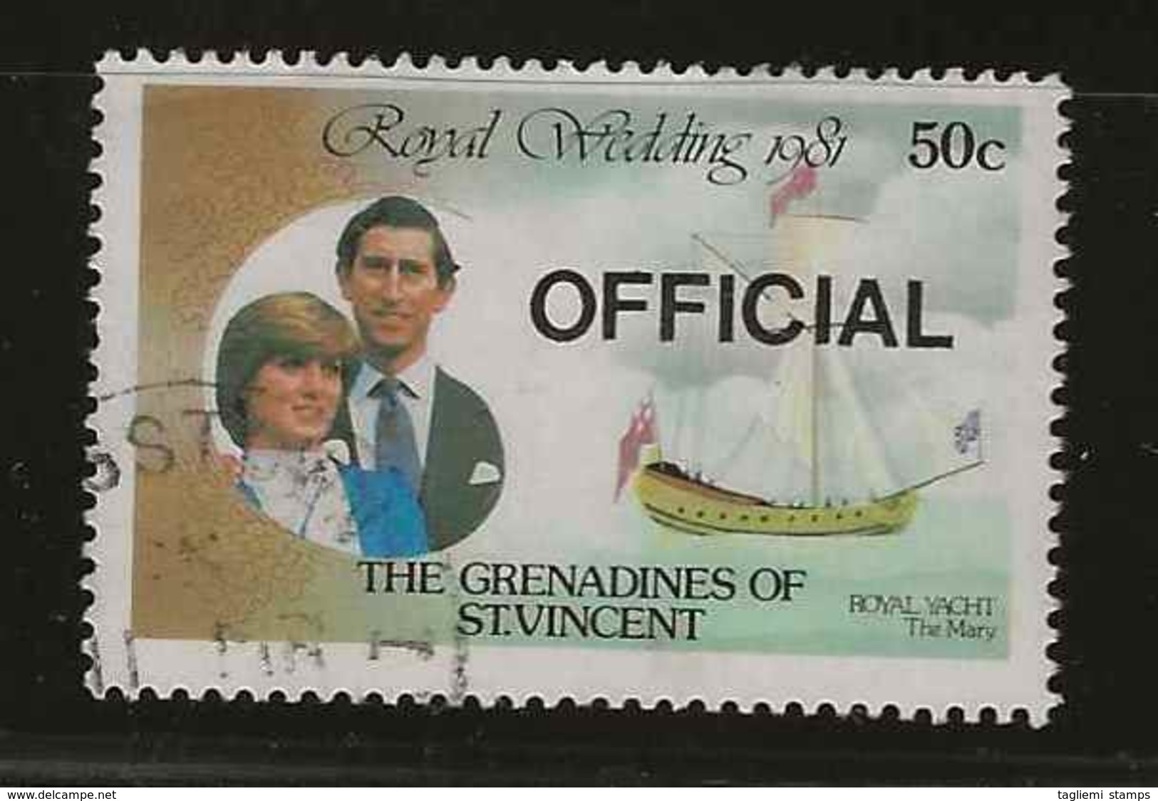 St Vincent Grenadines, 1982, O 1, Used - St.Vincent & Grenadines