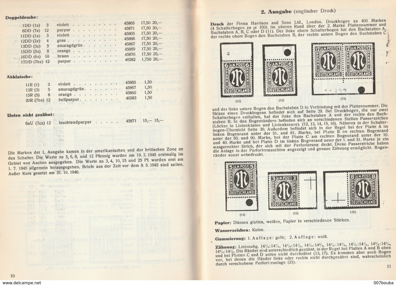 Johannes Link - Alliert Miltär Post Deutschland 1945 - Spezial Bearbeitung Und Katalog - 1959 - Guides & Manuels