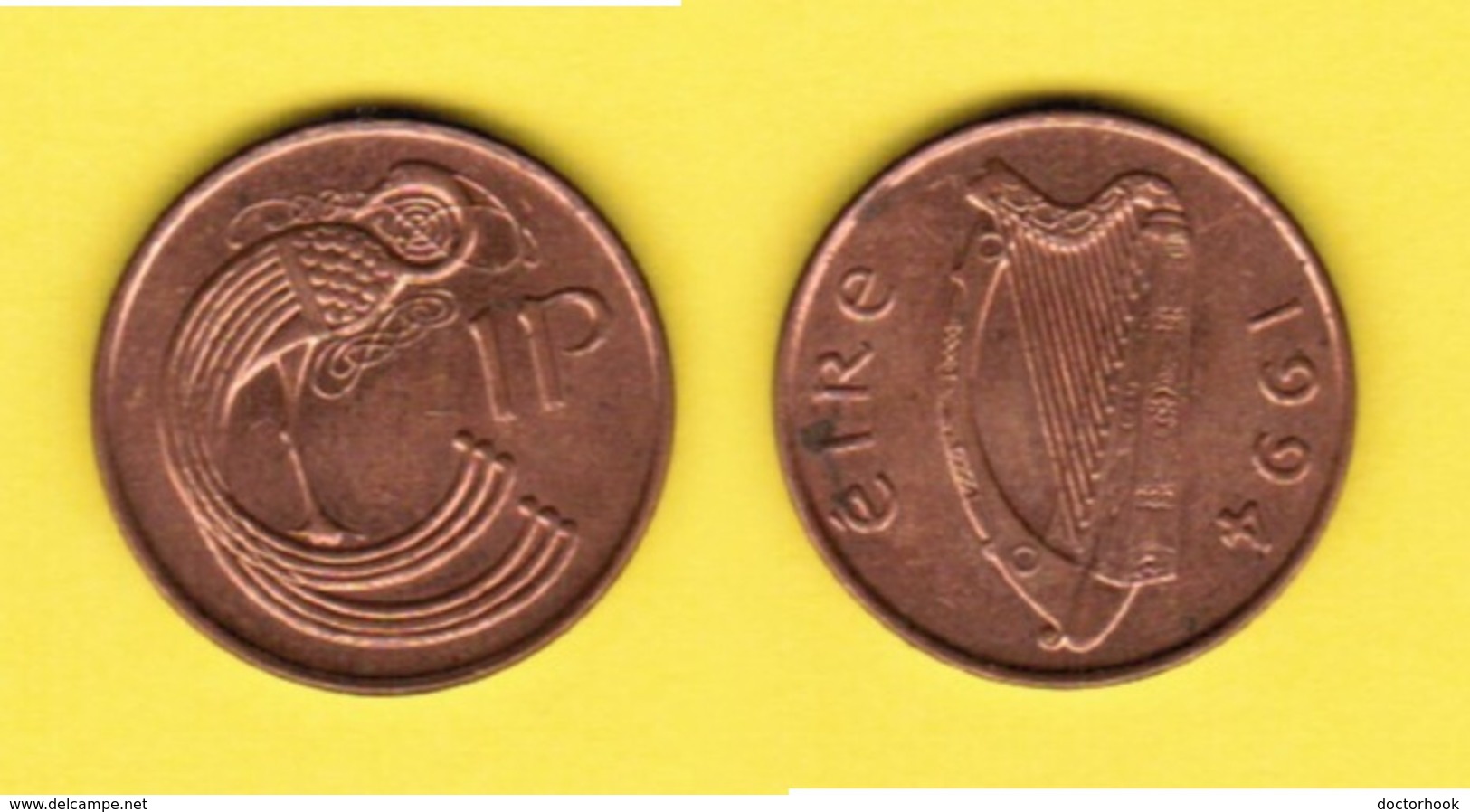 IRELAND  1 PENNY 1994 (KM # 20a) #5421 - Irland