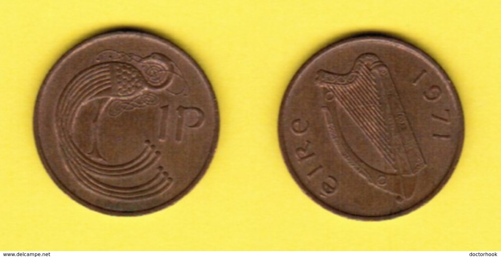 IRELAND  1 PENNY 1971 (KM # 20) #5422 - Ireland