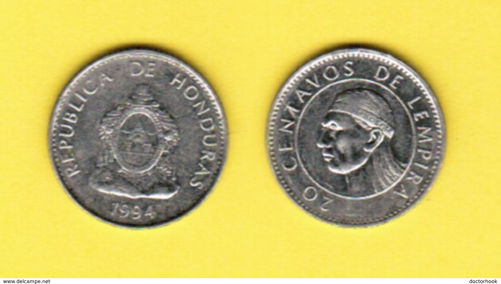 HONDURAS  20 CENTAVOS 1994 (KM # 83.1a) #5423 - Honduras