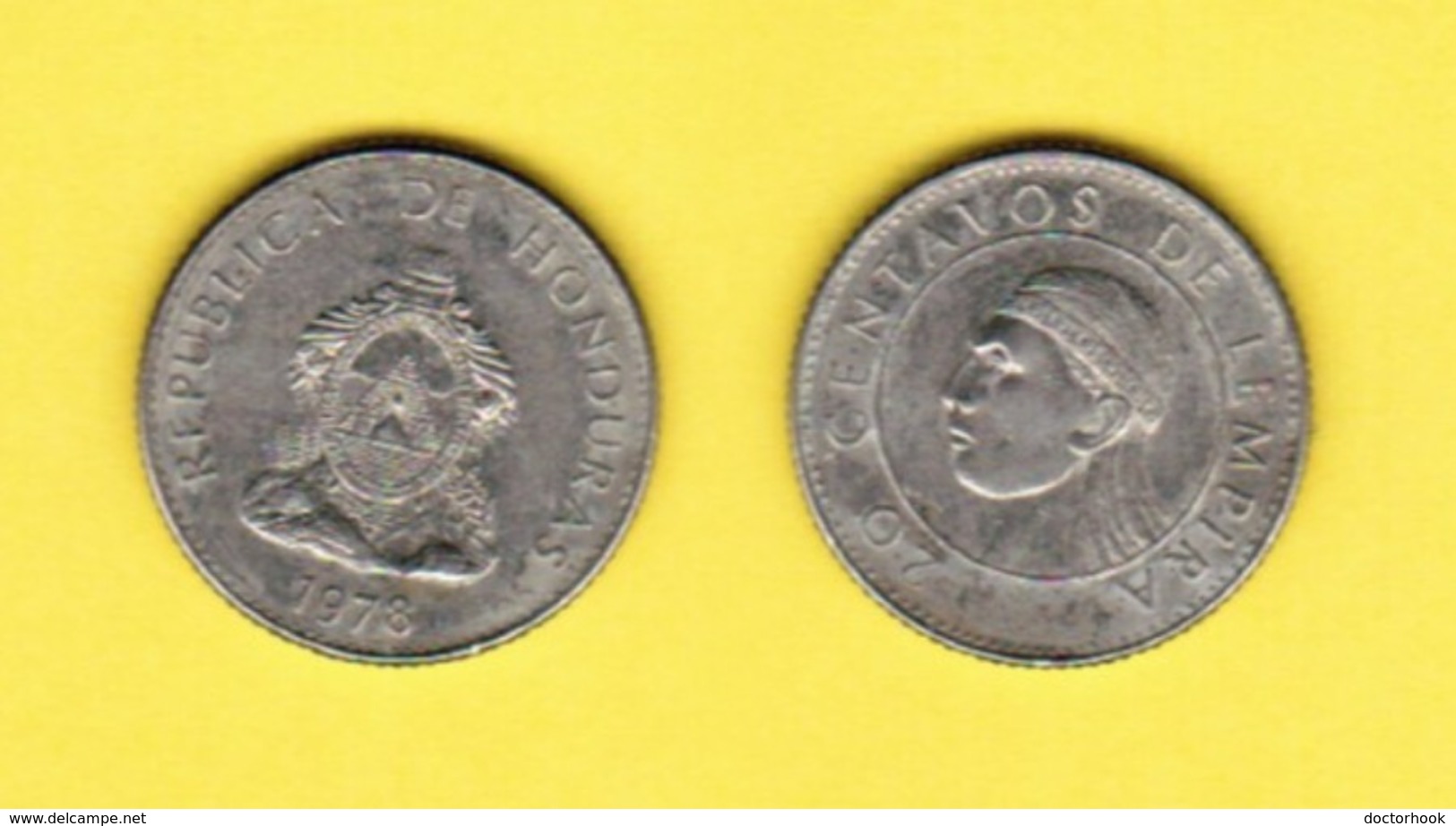 HONDURAS  20 CENTAVOS 1978 (KM # 83.1) #5424 - Honduras