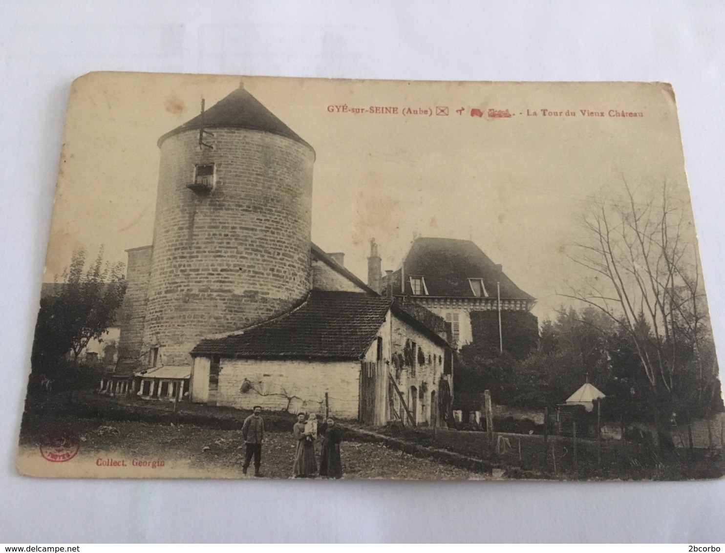 AUBE CPA GYE SUR SEINE LA TOUR DU VIEUX CHATEAU - Autres & Non Classés