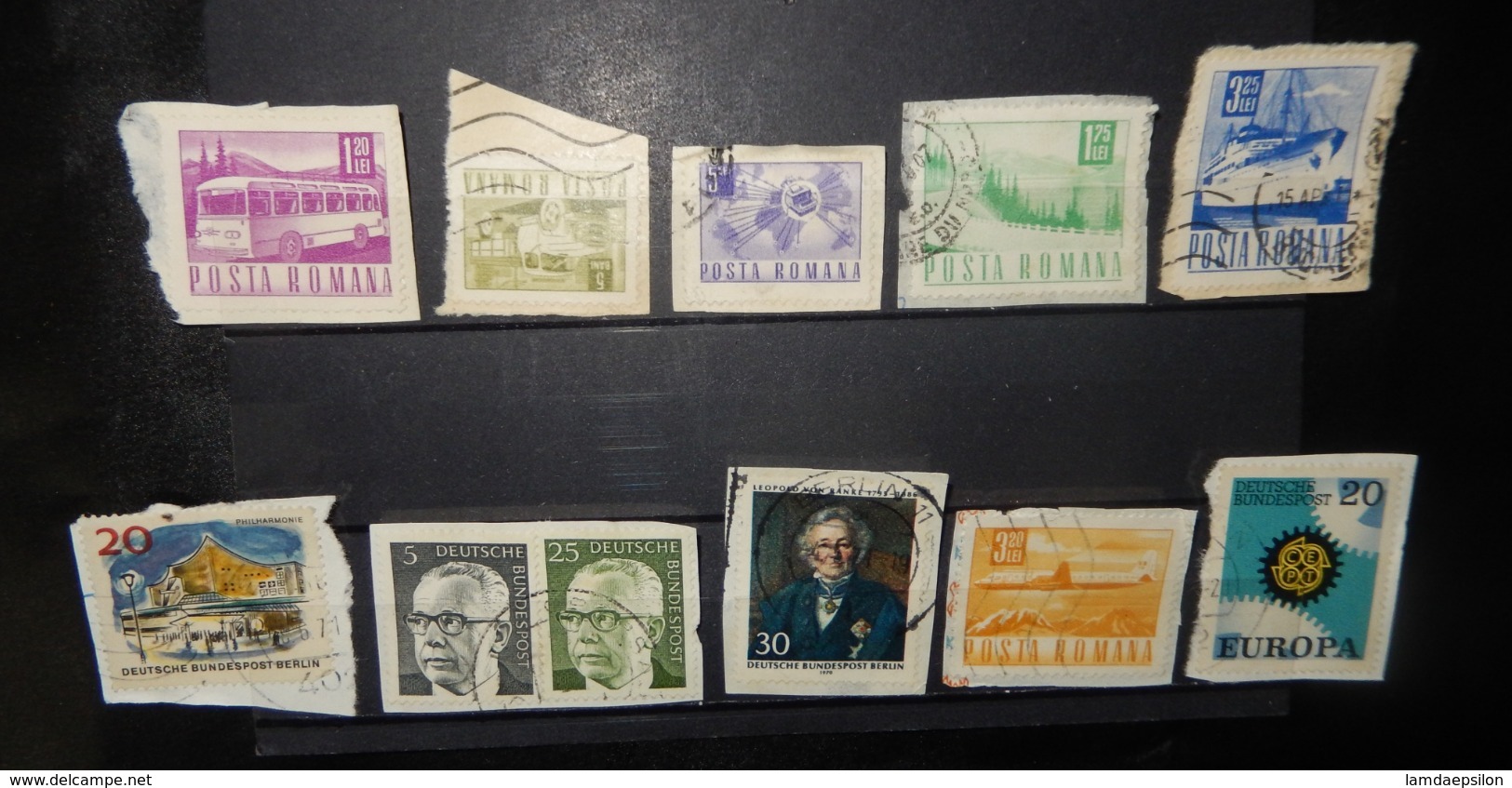 A167 ALLEMAGNE LOT OF 11 DIFFERENT STAMPS - Other & Unclassified